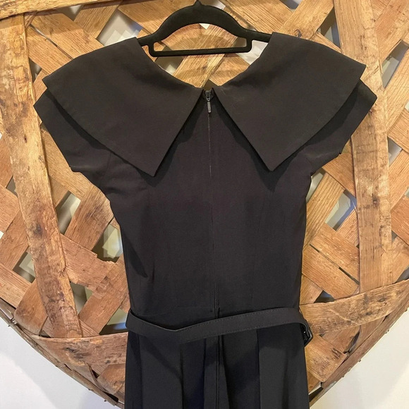 Tatyana Black Retro Style Midi Dress Size XS - Picture 6 of 11